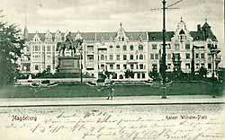 Die Ostseite des Kaiser-Wilhelm-Platz